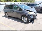 2017 Toyota Sienna Xle 7 Passenger Gray vin: 5TDDZ3DC6HS151205