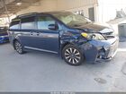 2019 Toyota Sienna Xle Premium 7 Passenger Blue vin: 5TDDZ3DC7KS221026