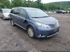 2017 Toyota Sienna Xle Premium 7 Passenger Blue vin: 5TDDZ3DC8HS183248