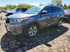 2018 Toyota Highlander Limited Gray vin: 5TDDZRFH7JS855477
