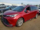 2021 Toyota Sienna Platinum 7-passenger Maroon vin: 5TDESKFC0MS011872