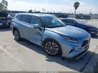 2020 Toyota Highlander Platinum Серый vin: 5TDFZRBH3LS001667