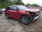 2021 Toyota Highlander Xle Maroon vin: 5TDGZRAH6MS087855
