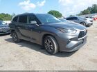2021 Toyota Highlander Xle Gray vin: 5TDGZRAHXMS516754