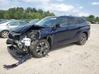 2020 Toyota Highlander Xle Blue vin: 5TDGZRBH3LS004301