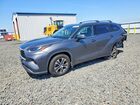 2021 Toyota Highlander Xle Серый vin: 5TDGZRBH7MS544431
