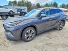 2021 Toyota Highlander Xle Gray vin: 5TDHZRBH7MS081906