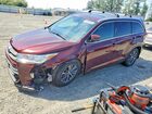 2018 Toyota Highlander Hybrid Xle Burgundy vin: 5TDJGRFH4JS039786