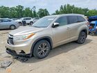 2016 Toyota Highlander Xle Gold vin: 5TDJKRFH7GS318530