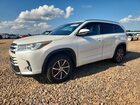 2017 Toyota Highlander Xle White vin: 5TDJZRFH0HS510689