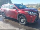 2017 Toyota Highlander Se Maroon vin: 5TDJZRFH3HS359699
