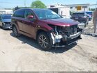 2018 Toyota Highlander Xle Burgundy vin: 5TDJZRFH3JS809065