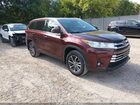 2019 Toyota Highlander Xle Maroon vin: 5TDJZRFH3KS965138