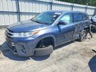 2018 Toyota Highlander Xle Blue vin: 5TDJZRFH4JS497970