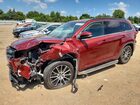 2017 Toyota Highlander Se Burgundy vin: 5TDJZRFH5HS448688