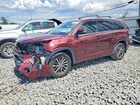2017 Toyota Highlander Xle Burgundy vin: 5TDJZRFH5HS452790