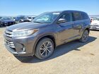 2018 Toyota Highlander Xle Gray vin: 5TDJZRFH5JS560574