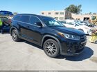 2017 Toyota Highlander Se Black vin: 5TDJZRFH6HS424500
