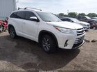 2017 Toyota Highlander Xle White vin: 5TDJZRFH6HS514410