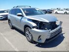 2019 Toyota Highlander Xle Gray vin: 5TDJZRFH6KS609704