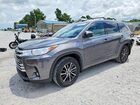 2017 Toyota Highlander Xle Gray vin: 5TDJZRFH7HS450006