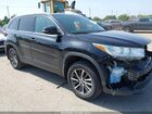2018 Toyota Highlander Xle Black vin: 5TDJZRFH8JS825911