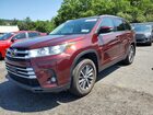2019 Toyota Highlander Xle Burgundy vin: 5TDJZRFH8KS704247