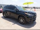 2017 Toyota Highlander Se Черный vin: 5TDJZRFH9HS440786