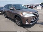 2018 Toyota Highlander Xle Brown vin: 5TDJZRFHXJS801352