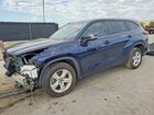 2023 Toyota Highlander L Blue vin: 5TDKDRAH9PS041823