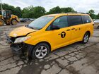 2016 Toyota Sienna Le Yellow vin: 5TDKK3DC6GS763284