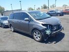 2016 Toyota Sienna Le 8 Passenger Gray vin: 5TDKK3DCXGS732054