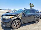 2016 Toyota Highlander Xle Черный vin: 5TDKKRFH9GS507216