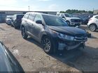 2019 Toyota Highlander Xle Gray vin: 5TDKZRFH2KS570713