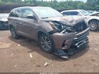 2018 Toyota Highlander Xle Brown vin: 5TDKZRFH4JS260836