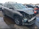 2018 Toyota Highlander Xle Gray vin: 5TDKZRFH4JS547612