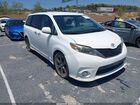 2016 Toyota Sienna Se 8 Passenger White vin: 5TDXK3DC0GS747197
