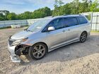 2016 Toyota Sienna Se Silver vin: 5TDXK3DC2GS728019