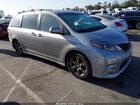 2016 Toyota Sienna Se Premium 8 Passenger Gray vin: 5TDXK3DC3GS730720