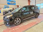 2017 Toyota Sienna Se Черный vin: 5TDXZ3DC0HS866316