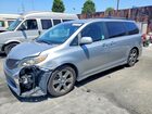 2017 Toyota Sienna Se Silver vin: 5TDXZ3DC9HS852804