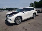 2021 Toyota Highlander Hybrid Limited Белый vin: 5TDYARAH0MS005467
