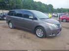 2016 Toyota Sienna Xle Premium 8 Passenger Gray vin: 5TDYK3DC3GS729779