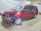 2016 Toyota Sienna Xle 8-passenger Red vin: 5TDYK3DC3GS749109