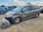 2016 Toyota Sienna Xle Premium 8-passenger Gray vin: 5TDYK3DC7GS735505