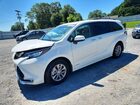 2021 Toyota Sienna Xle White vin: 5TDYRKEC6MS026628