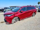 2021 Toyota Sienna Xle Бордовый vin: 5TDYRKEC9MS056836