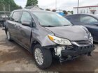 2017 Toyota Sienna Xle 8 Passenger Gray vin: 5TDYZ3DC5HS892298