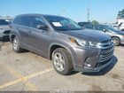 2019 Toyota Highlander Limited Gray vin: 5TDYZRFH4KS317127