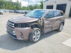 2018 Toyota Highlander Limited Brown vin: 5TDYZRFH7JS242938